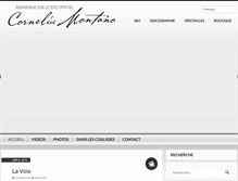 Tablet Screenshot of corneliumontano.com